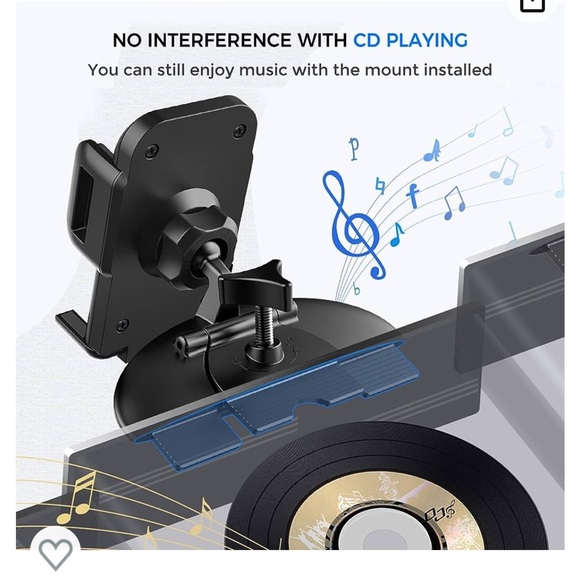 VSSMSSA CD Slot Car Phone Mount Holder - Picture 4 of 5